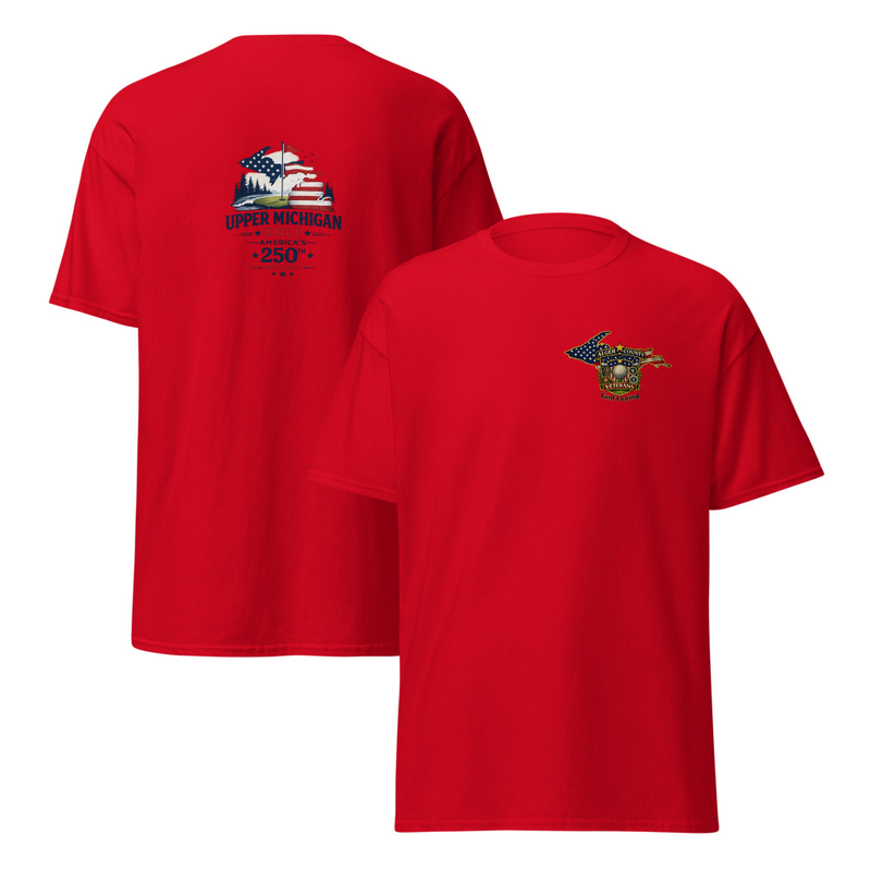 Alger County Veteran's Golf Outing #7 Unisex classic tee – S, Red