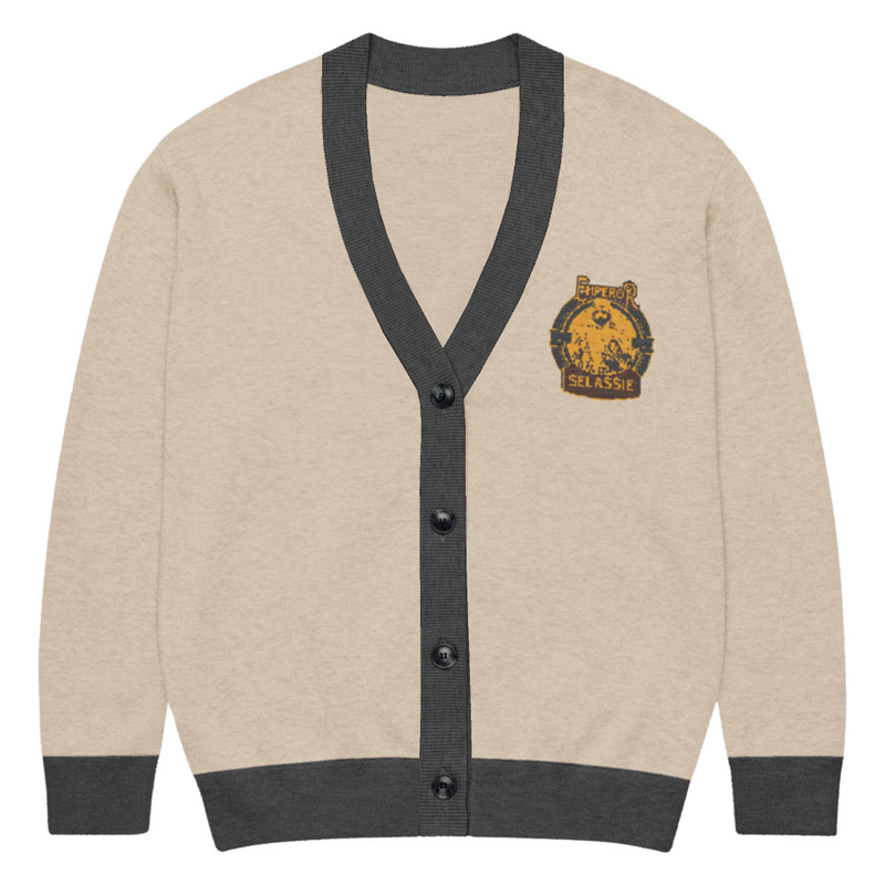 Lion of Judah Knitted cardigan  – S, Custom