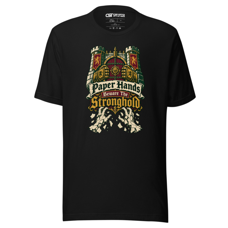 Paper Hands Beware The Stronghold T Shirt