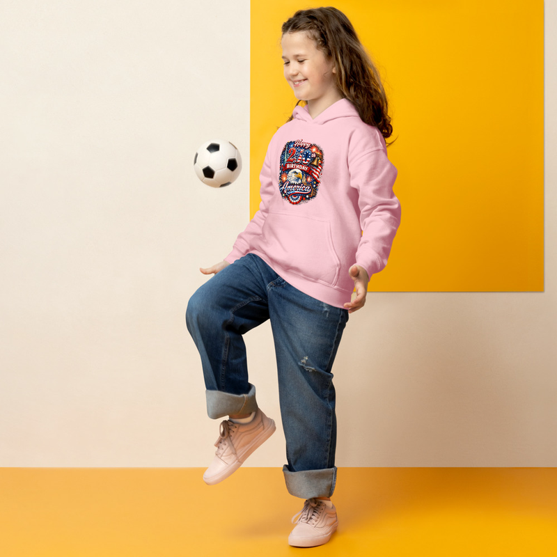 BMT Kids Happy 250th America Youth heavy blend hoodie