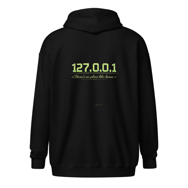 Localhost 127.0.0.1: No Place Like Home Zip-Up