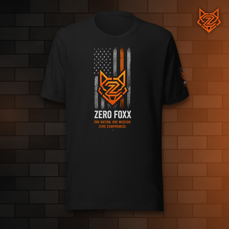 American Flag — One Nation. One Mission. | Tee — Front