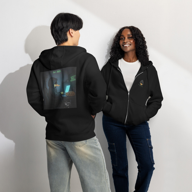 Duckster Est 2025 Full Zip Hoodie
