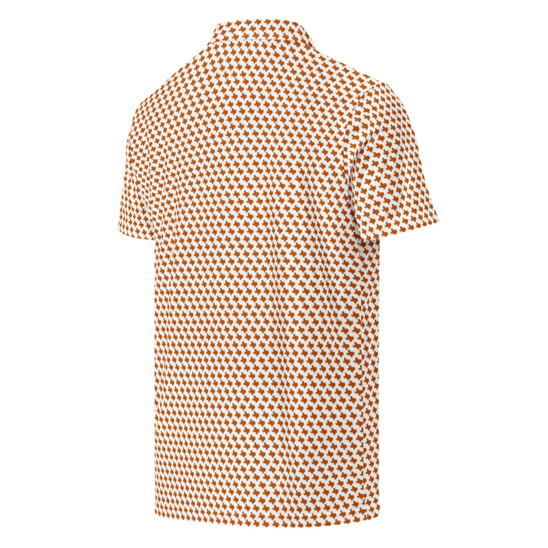 Men’s Slim Fit Texas Polo in Burnt Orange