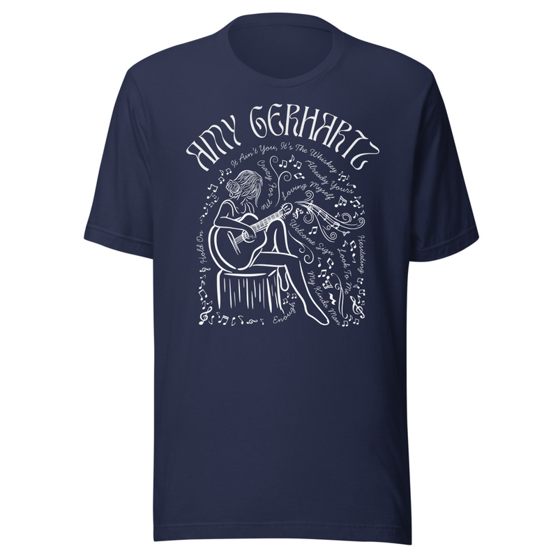 Amy Gerhartz Unisex t-shirt – M, Navy
