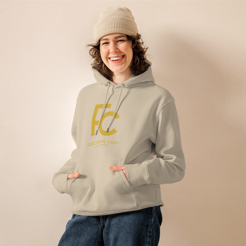 FC Essential Eco Hoodie – Fascinating Cars and Their Owners – S, Desert Dust