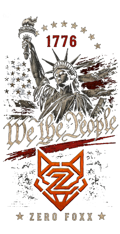 We the People — Lady Liberty | Double-Sided Tee — Front Print