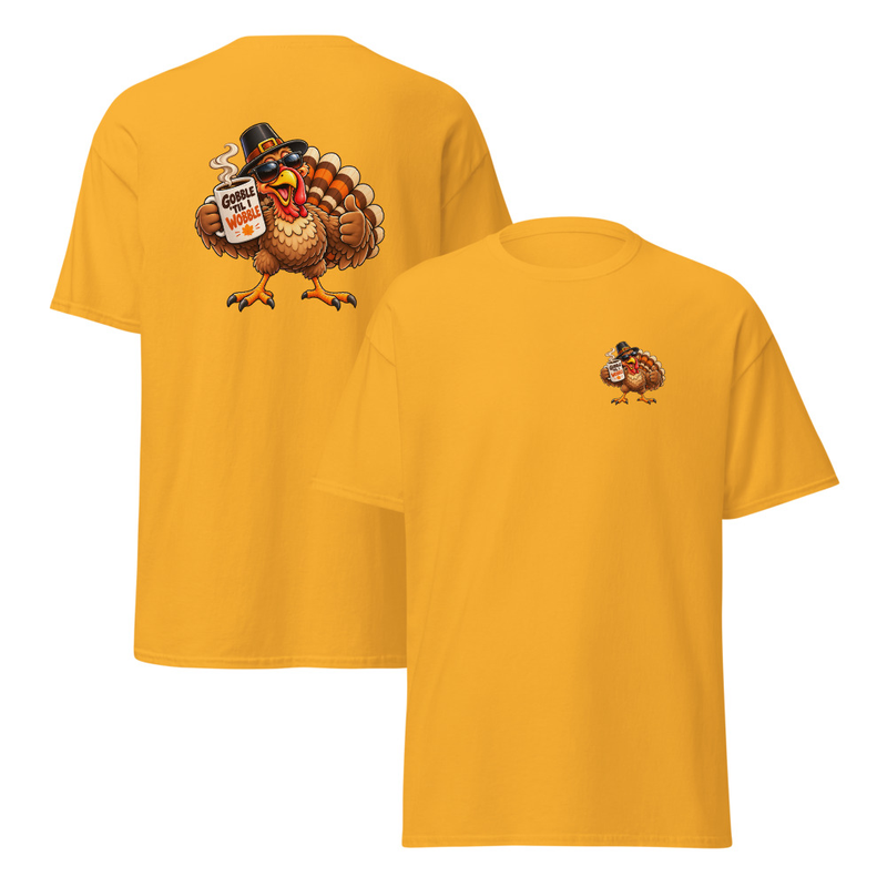 Cool Coffee Turkey Cheers Unisex classic tee