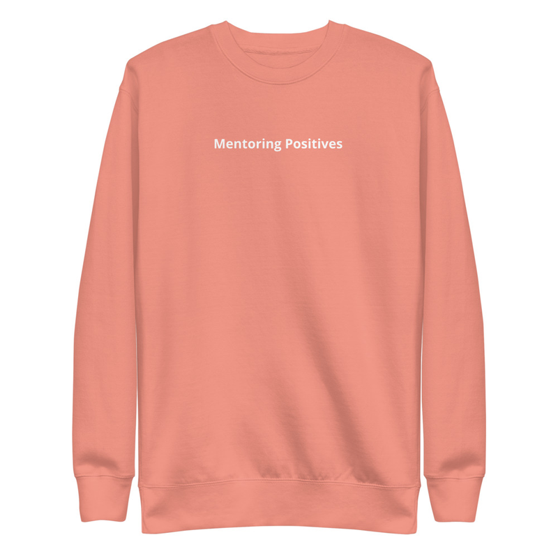 Unisex Positive Affirmations Crew Neck Sweatshirt – S, Dusty Rose