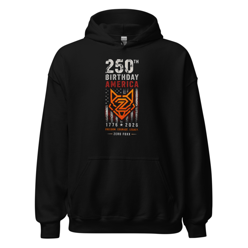 America's 250th — Freedom. Courage. Legacy. | Hoodie — Black / S