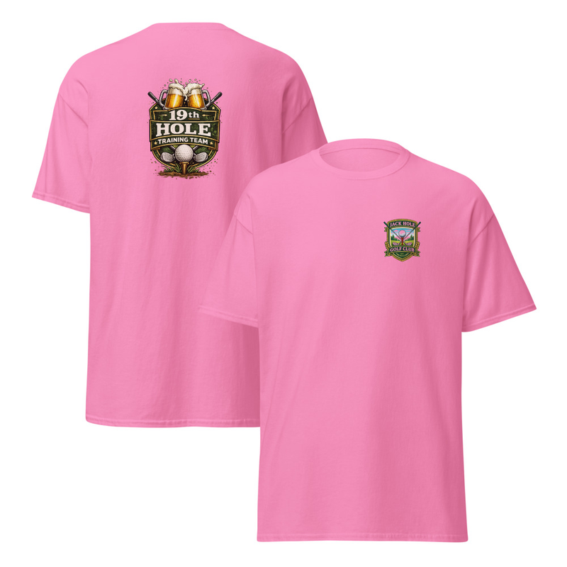 19th Hole Training Team (Woman's) Unisex classic tee – S, Azalea