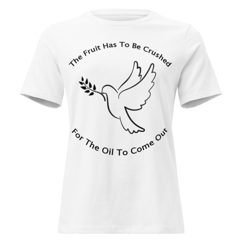The Fruit has to be Crushed - Women's Relaxed T-Shirt – S, White