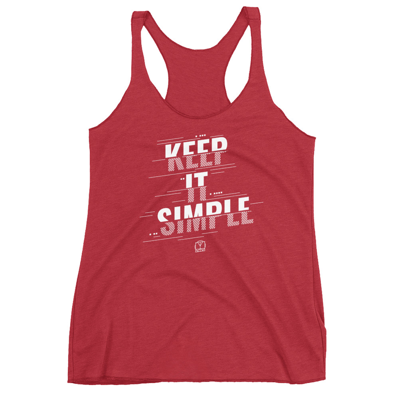 Keep It Simple (Lines) - Women's Racerback Tank image