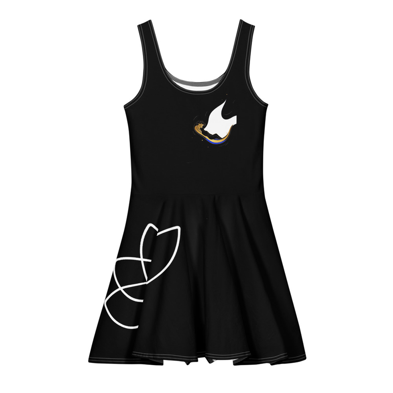 Minimalist Vishnu Black Dress