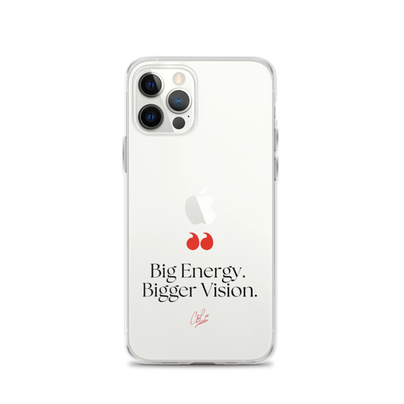 Big Energy. Bigger Vision. Clear Case for iPhone® – iPhone 12 Pro