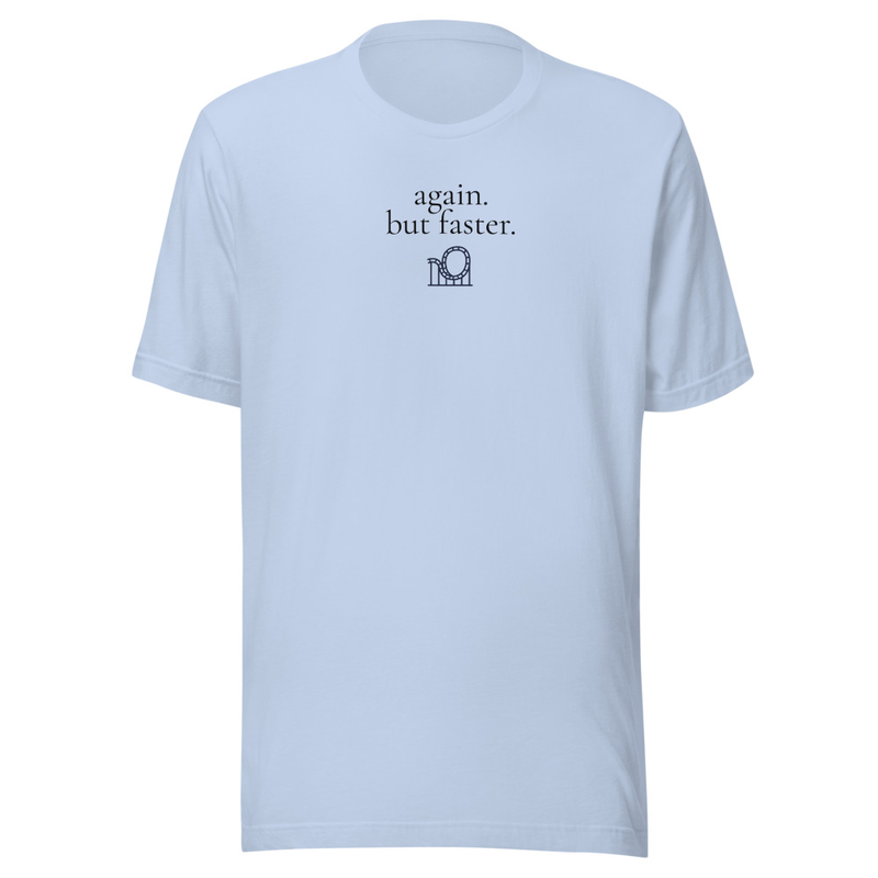 Again Tee – XS, Baby Blue