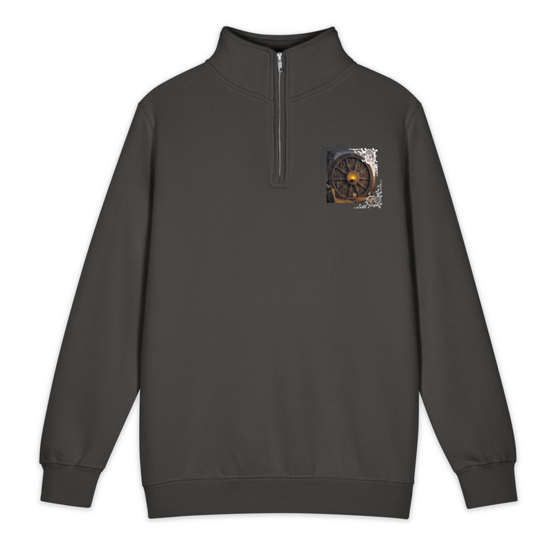Dharma Wheel 1/4 Zip Sweatshirt