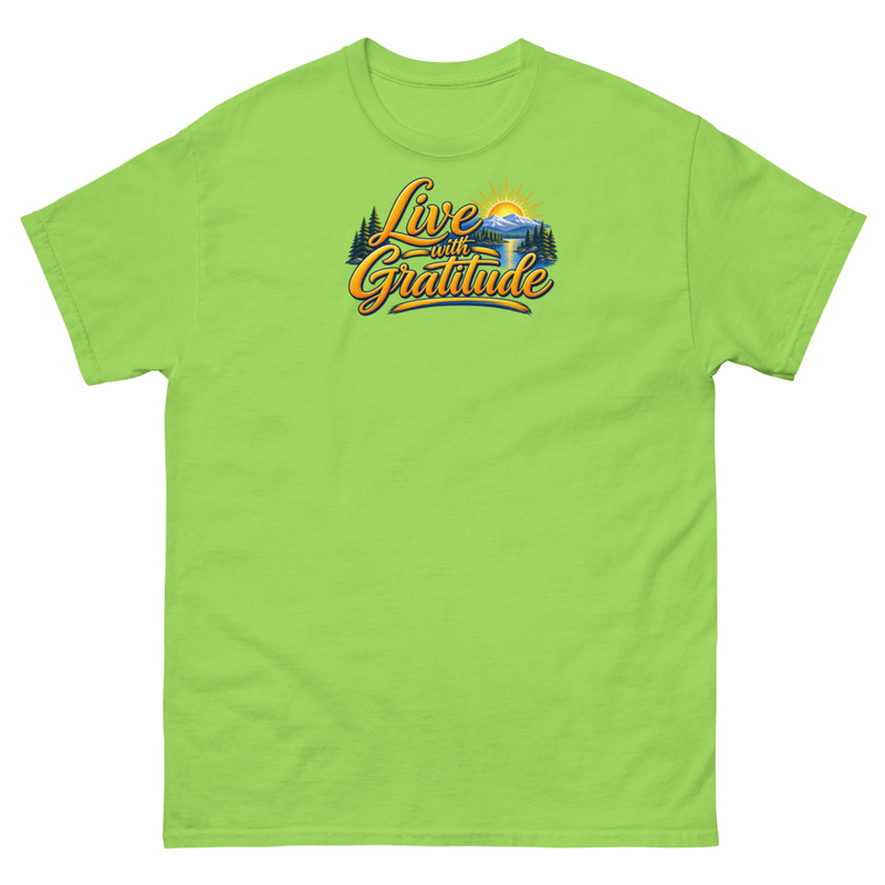 Live with Gratitude Unisex classic tee