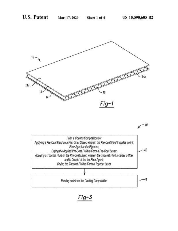 Patent US10590605 - Cascading Layers for Vivid Ink - default