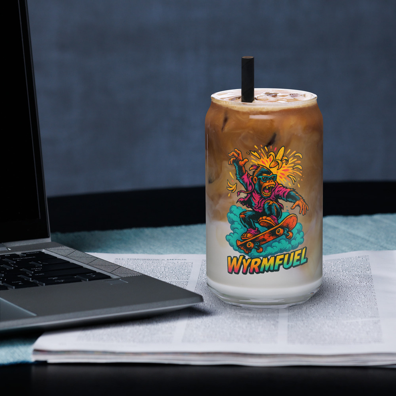 Rampage Banana Flip 16oz Can Glass back