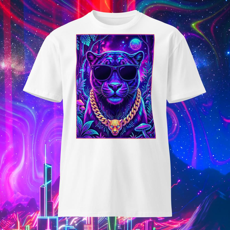 Animal Kingdom Hipster Panther - Animal Kingdom Hipster Panther / White / S