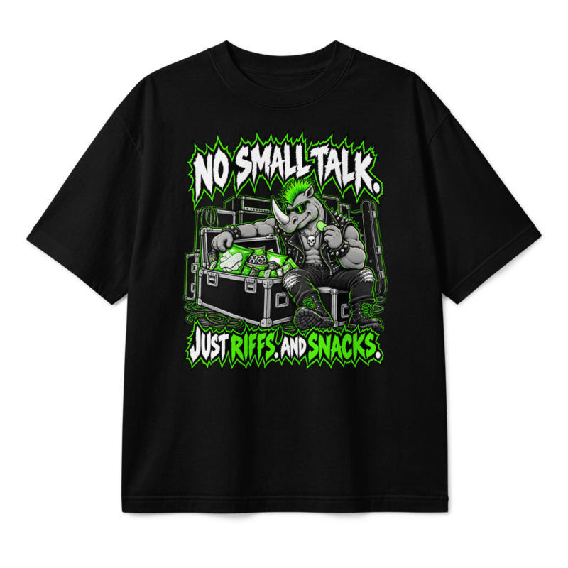 No Small Talk — Black / S