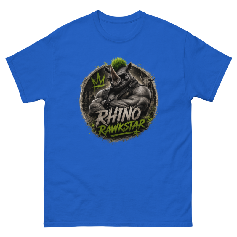 Rhino Rawkstar: Emblem Classic Tee — Royal / 2XL