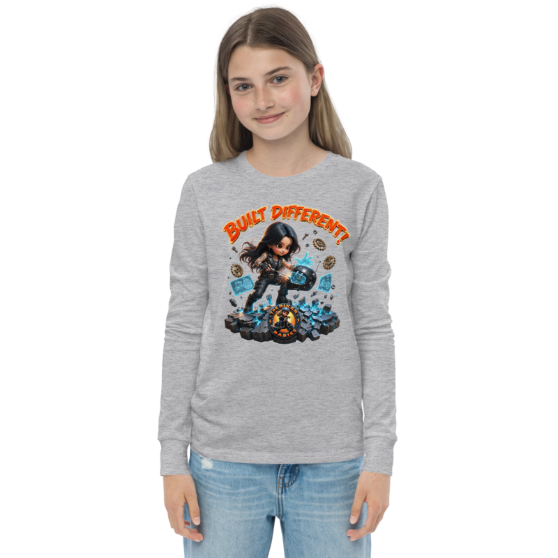 Amara Built Different Kids Long Sleeve