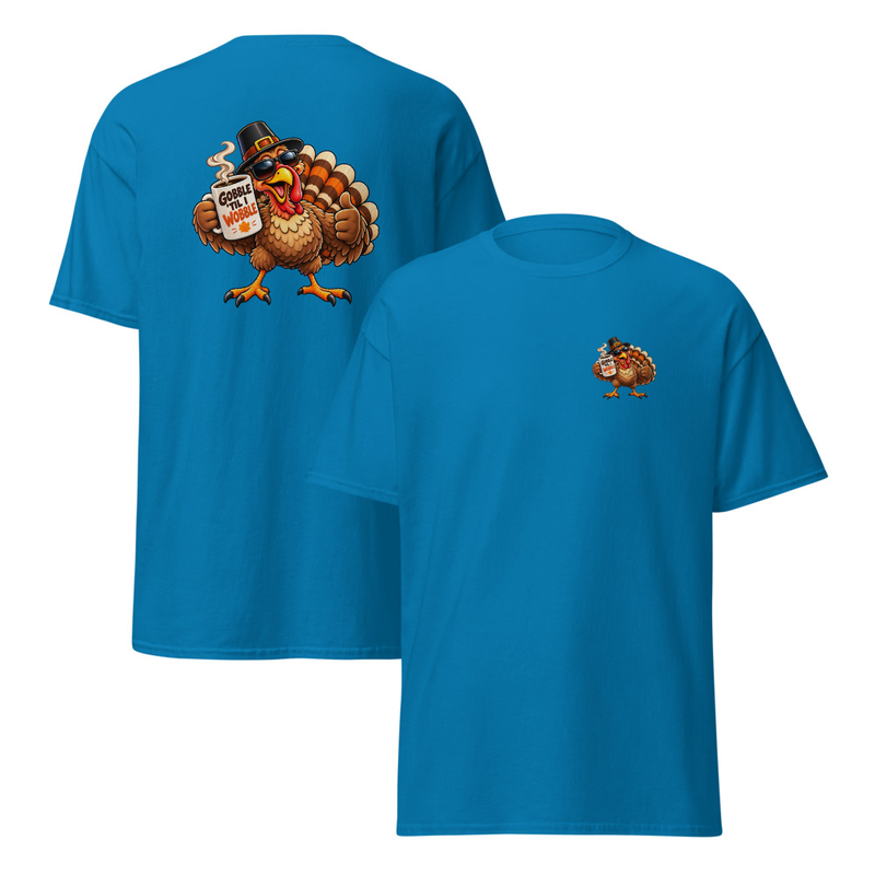 Cool Coffee Turkey Cheers Unisex classic tee – XL, Sapphire