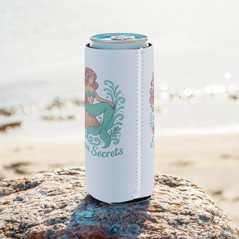 Seashell Siren Can cooler