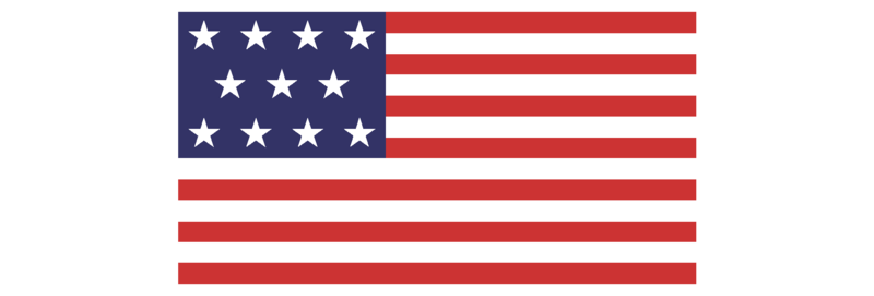 American flag trucker hat — Size: One size, Color: White