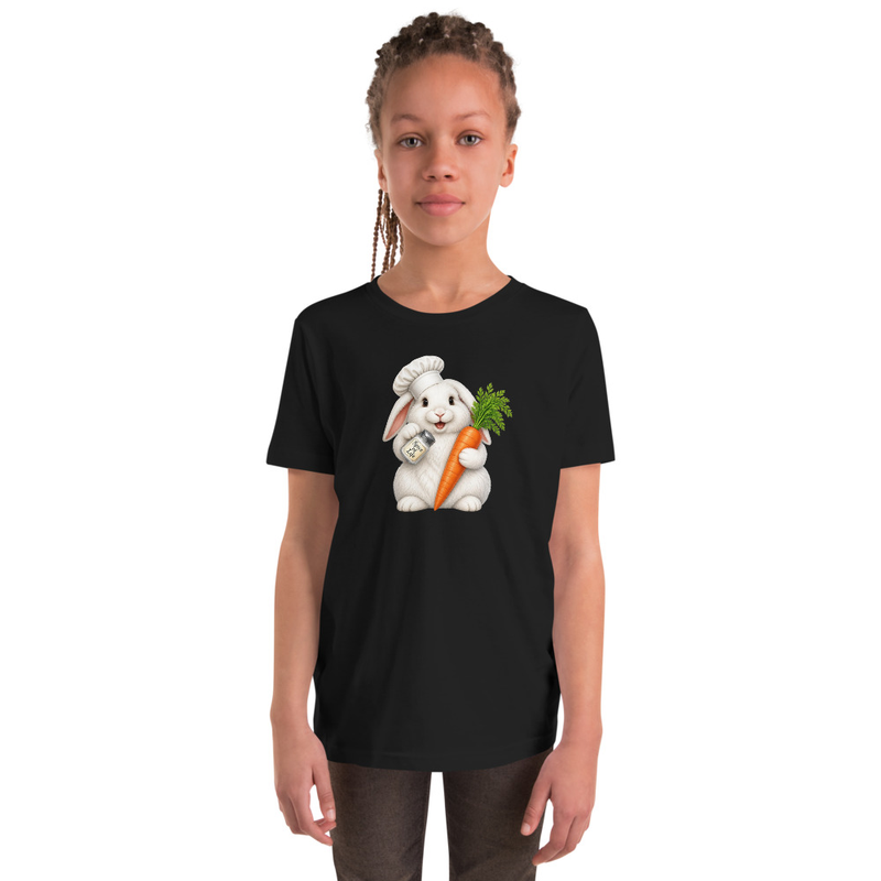 English Angora Rabbit Chef Youth T-Shirt