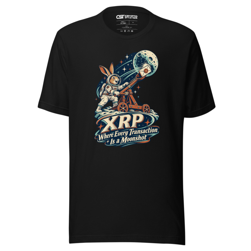 XRP Where Every Transaction Is a Moonshot T Shirt