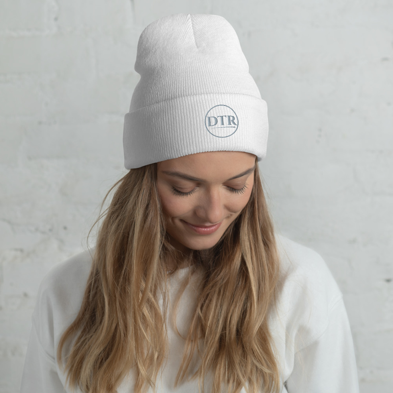 DTR Cuffed Toque/Beanie Grey Logo