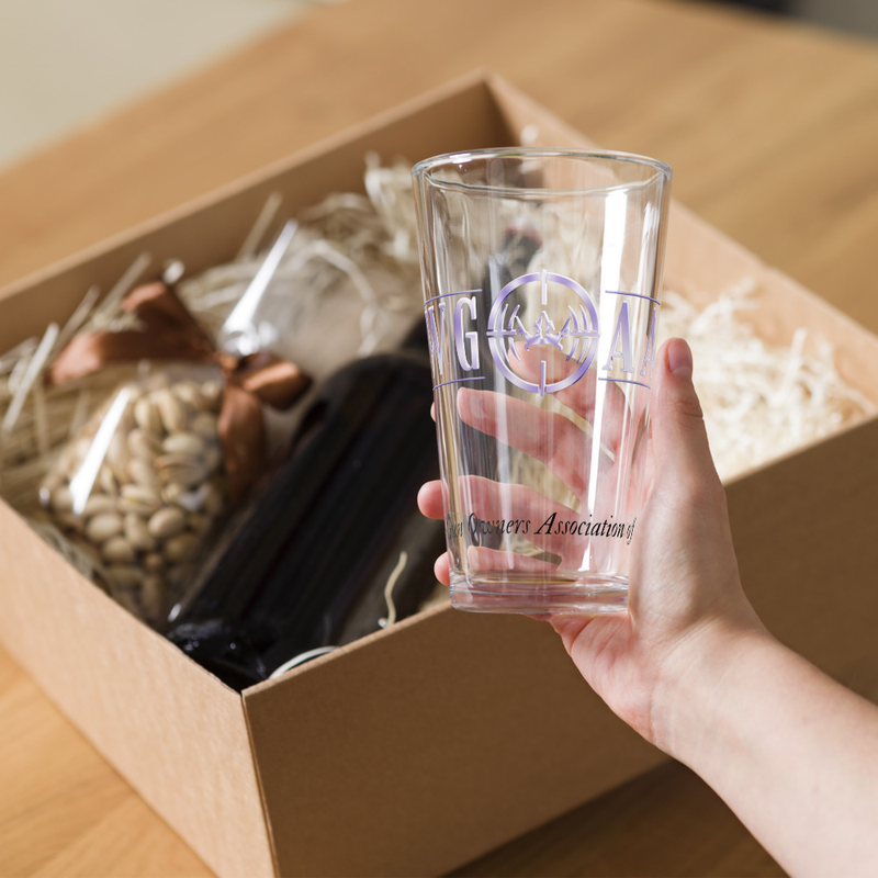 WGOAA Shaker pint glass