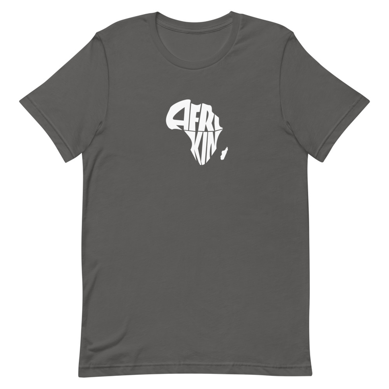 AfriKin Wht Logo Unisex T-shirt