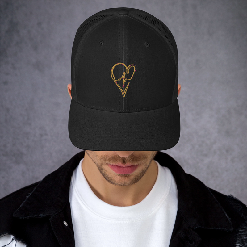 ryan story heart trucker hat