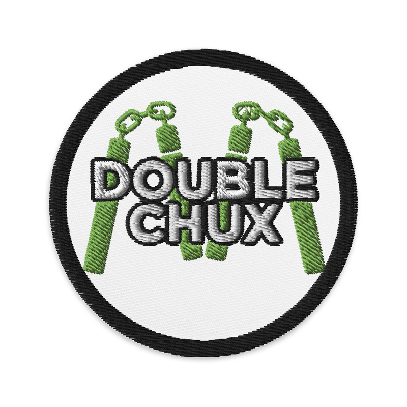 Double Chux Weapons Embroidered Patches
