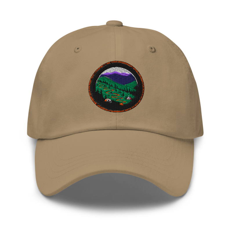 Ridgeline Badge Cap in Khaki