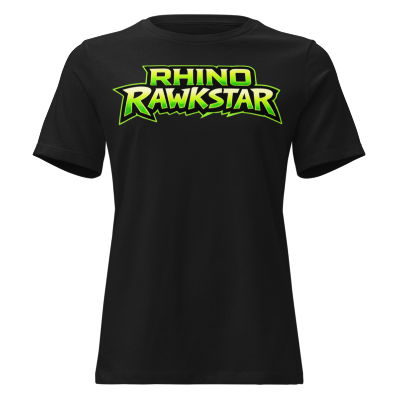 Rhino Rawkstar – Blackout Tee (Women's Relaxed Fit)