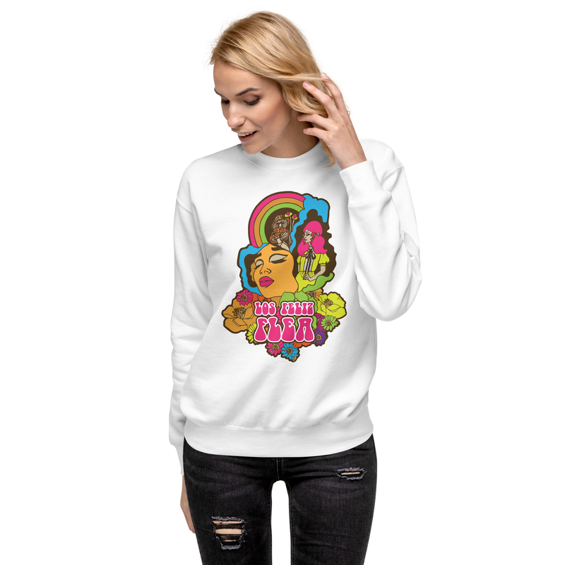 Los Feliz Flea Logo Unisex Premium Sweatshirt