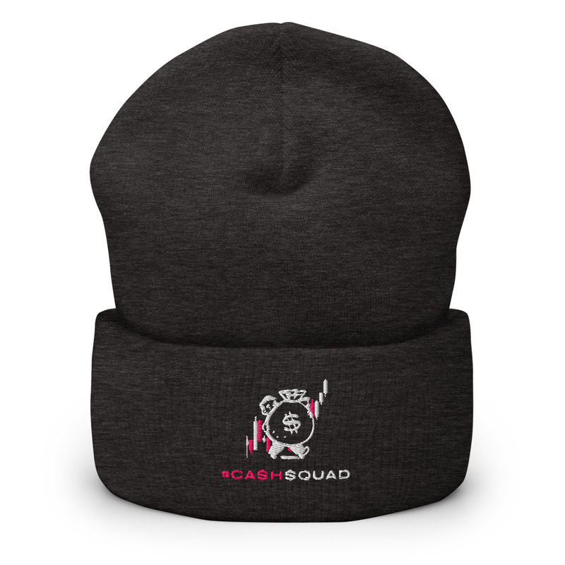 #CashSquad Beanie v.2 – One size, Dark Grey