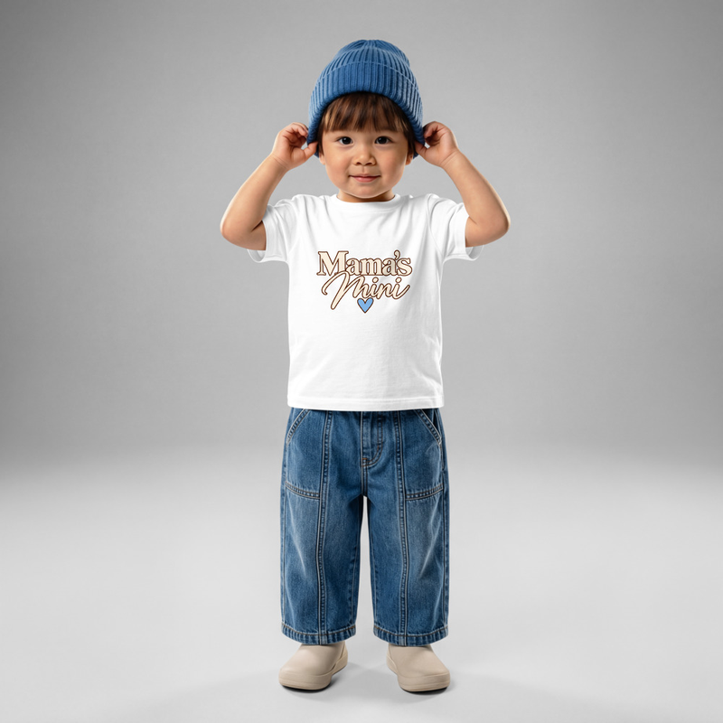 Mamas Mini Kids T- Shirt – 6M, White