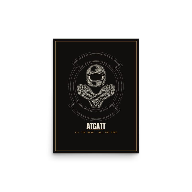 ATGATT Poster mockup