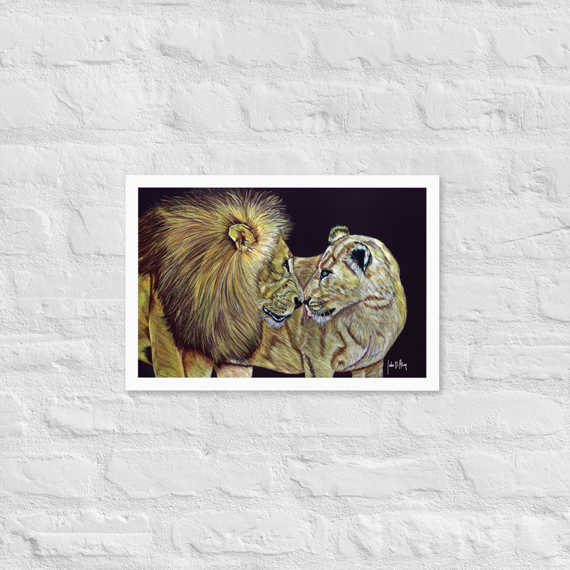 Love Story Framed Poster