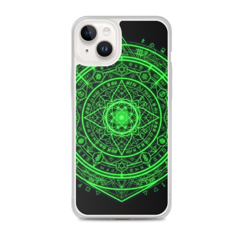 Uncle Benny ® Quantum Encryption IBM Quantum Computer iPhone Case Neon Green EST. 2020