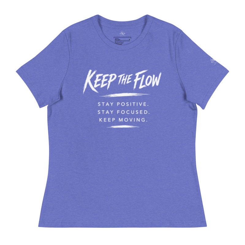 Women's Relaxed T-Shirt – S, Heather True Royal