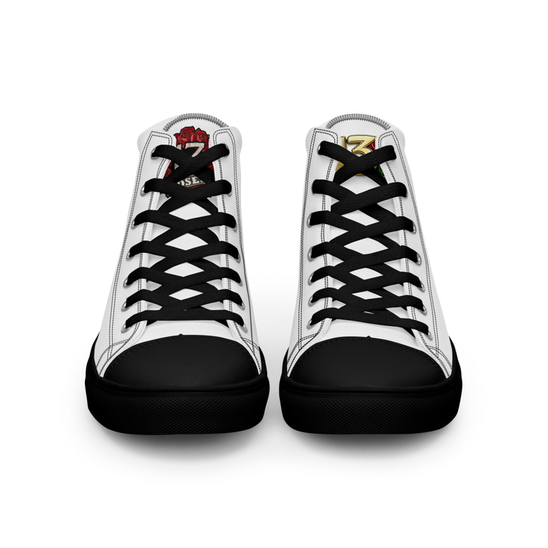 Men’s high top canvas shoes