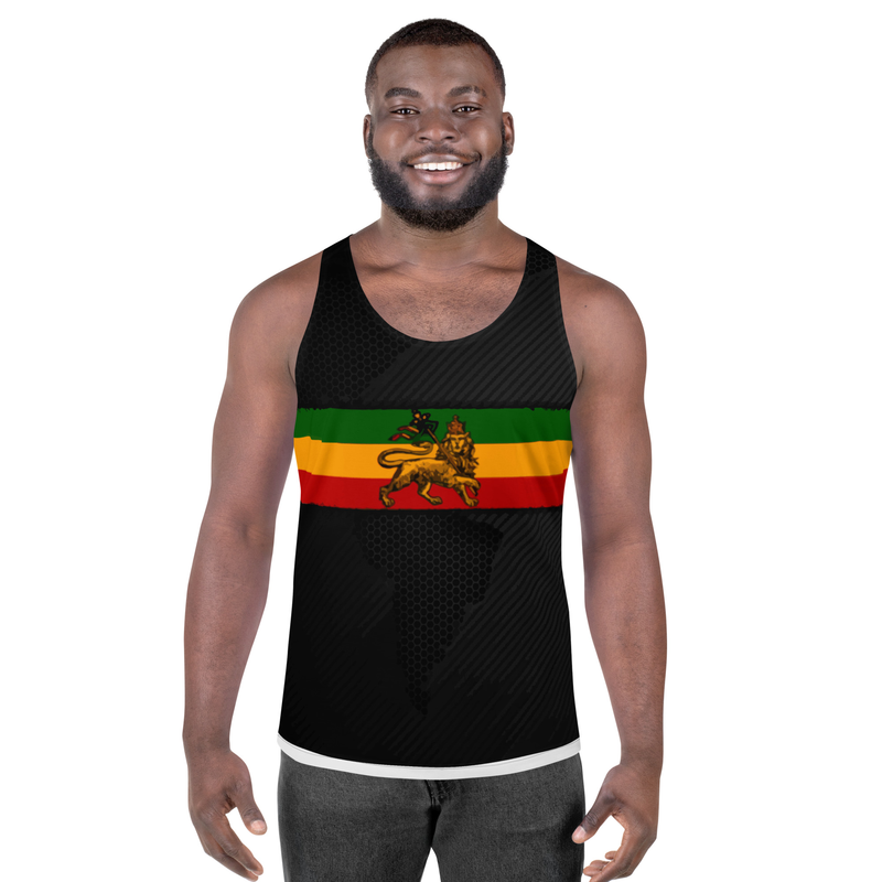 Lion of Judah World Unisex Tank Top