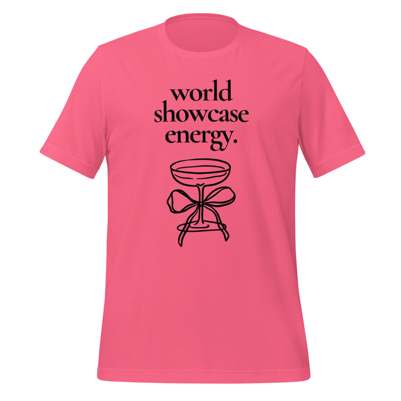 World Showcase Energy Tee – 2XL, Charity Pink